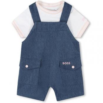 BOSS Kidswear - Conjunto de bebé niña de camiseta y pantalón 100% algodón