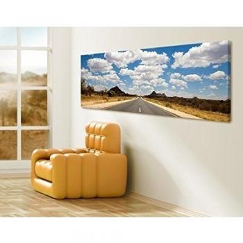Cuadro de lienzo no.17 Route 66 120x40 cm, Größe:40cm x 120cm x 4cm