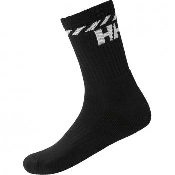 Pack de 3 Calcetines Cotton Sport Negro Helly Hansen