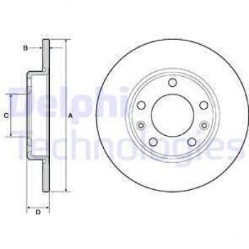 Disco de freno DELPHI BG4670C