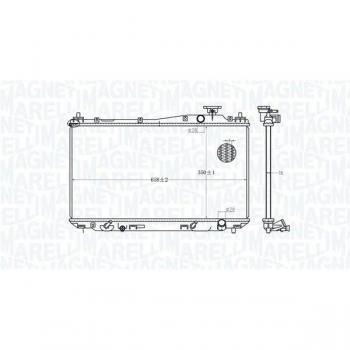 Radiador de refrigeración del motor MAGNETI MARELLI 350213182700