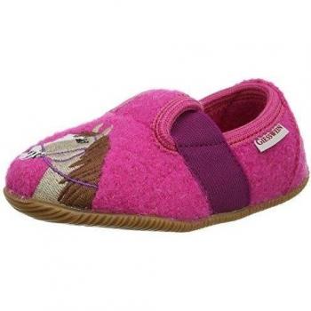 Giesswein Wengen - Zapatillas de estar por casa de lana para niña rosa Pink