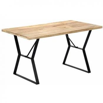 vidaXL Dining Table 140x80x76 cm Solid Mango Wood