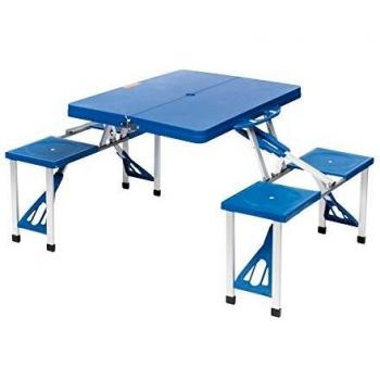 Camp Gear Conjunto de mesa de picnic Basic acero azul 1404374