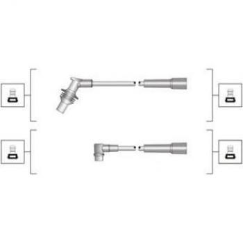 Juego de cables de encendido MAGNETI MARELLI 941319170030