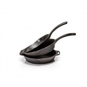 Sartén de Hierro Fundido Petromax FP25 con Mango - Diámetro 25 cm, Capacidad 1.6L