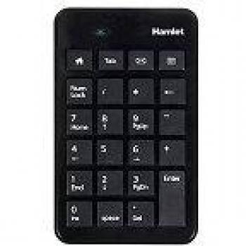 Teclado Numérico USB 2.0 Portátil Negro Hamlet