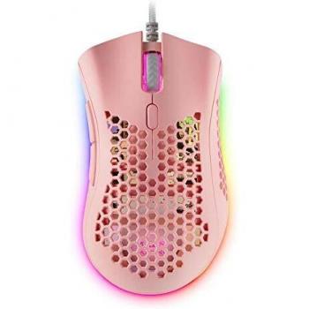 Mas Gaming Ratón MMEX 32000DPI 75G RGB PINK