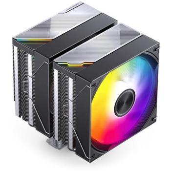Refrigerador de CPU Jonsbo CA80 Doble Torre ARGB Negro 2x120mm PWM Silencioso