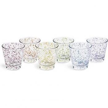 Excelsa Venezia - Juego de 6 vasos de agua, cristal