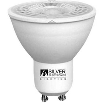 Lampara eco dicroica 1440 led gu10 8w 3000k de silver sanz caja de 10 unidades