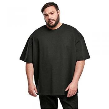 Ultra Heavy Oversized Black T-Shirt for Men - 100% Cotton