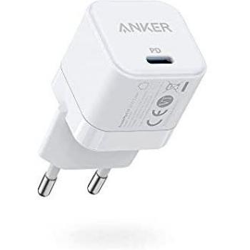 Anker PowerPort III Cube Cargador USB C 20 W, Cargador Rápido Compatible para iPhone 13/13 Mini/13 Pro/13 Pro Max/12, Galaxy, Pixel 4/3, iPad/iPad Mini, Blanco