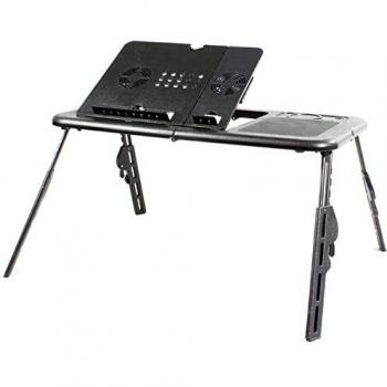 Omega OMNLD09B - Mesa para Ordenador portátil, con Ventilador