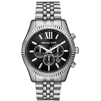 Michael Kors Men\'s Chronograph Quartz Watch with Stainless Steel Strap MK8602