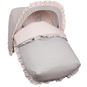Babyline Dots - Saco porta bebé, unisex, color rosa