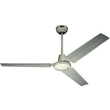Westinghouse Ceiling Fans Industrial Ventilador de Techo, Acabado en blanco con aspas blancas, 142 cm