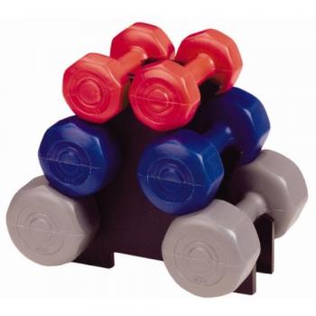 Rucanor  Profi Vinyl Dumbbell Conjunto 12 kilograms