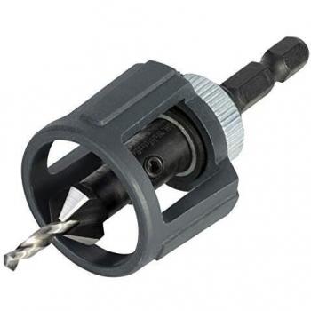Wolfcraft 4392000 - broca con avellanador y tope de profundidad