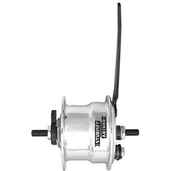 Sturmey Archer buje rueda delantera XL-FDD dinamo plata 36
