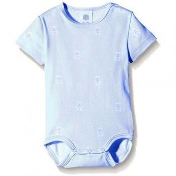 Sanetta 322123-Body Bebé-Niñas    Blau