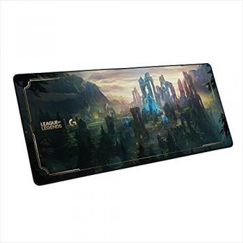 Logitech G840 XL Alfombrilla de Tela para Gaming - Grosor de 3 mm, Base Estable de Goma, Superficie optimizada para el Rendimiento, Edición Oficial de League of Legends