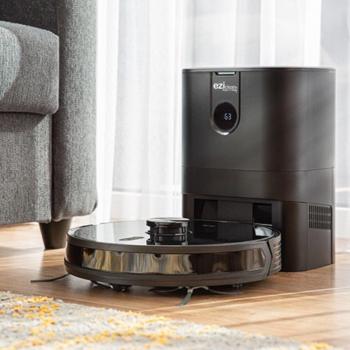 Robot Conectado Fregona Eléctrica con Base Aspiradora I-Bot Z7 Smart
