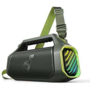 Anker Soundcore Boom 2 Plus - Powerful Outdoor Bluetooth Speaker with 140W, BassUp 2.0, IPX7 Waterproof, RGB Lights, USB-C Power Bank, 20H Playtime