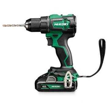 Taladro Percutor Hikoki DV18DEWHZ 2000 RPM 1,8 kg Negro, Verde (2 x 4,0 Ah + UC18YFSL + Maletín hsc)