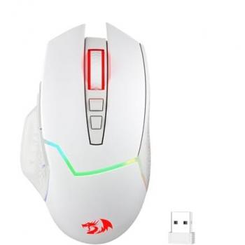 Ratón Gaming Inalámbrico Redragon M690 PRO, 8000 DPI, Mouse con Cable y Tecla de Disparo Rápido, 8 Botones Macro, Diseño Ergonómico para PC/Mac/Portátil