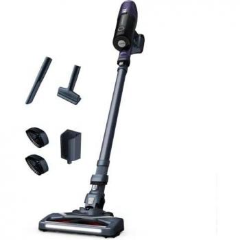 Rowenta XPert 6.60 RH6838 - Aspiradora escoba sin cable, con 3 funciones en 1 multiespacios, autonomía de 45 minutos, batería de litio, 2 velocidades, gatillo Boost, escoba versátil ligera y portatil