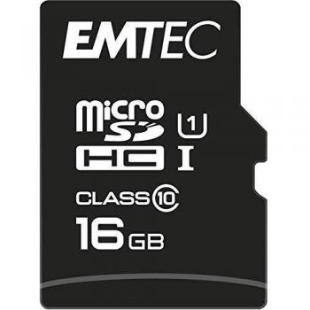 Emtec Elite Gold MicroSDHC 16GB Clase 10 UHS1 U1 con Adaptador