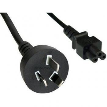 Cable de alimentación InLine® para portátil, 2 m, con conector de 3 pines, compatible con Australia