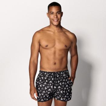 Bañador de hombre adidas Logo Print CLX Very Short Length negro blanco - S