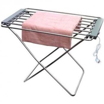 Tendedero Eléctrico Calefactado Plegable de Aluminio con 8 Barras - 95 x 63 x 74 cm