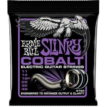 Ernie Ball Cobalt Power Slinky Electric Guitar Strings 11-48
