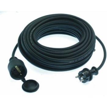 Alargador de Caucho 50 m H05RR-F 3G1,5 Negro IP44 16 A