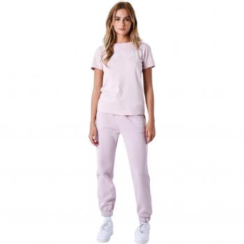 Pantalón de chándal para mujer Project X Paris Essentials, color melocotón pálido, talla S