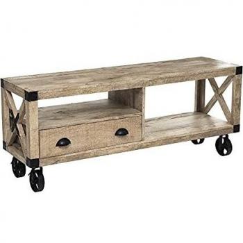 Mueble de TV Silas Metal y Madera de Mango 140x40x58cm