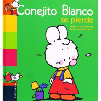 Conejito blanco se pierde