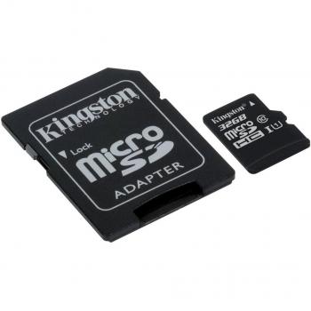 Kingston SDCS/32GB - MicroSD Canvas Select velocidades de UHS-I Clase 10 de hasta 80 MB/s Lectura
