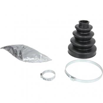 Kit de fuelles para eje de transmisión SPIDAN 36081, incluye fuelles de goma, abrazaderas y lubricante, diseñado para vehículos específicos, resistente a altas temperaturas y condiciones climáticas adversas