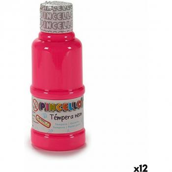 Témperas Gouache Neon Rosa 120 ml (12 Unidades)