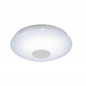 Plafón de Techo LED Eglo Voltago 2, Regulable, Control Remoto, Efecto Cristal, Luz CCT, Diámetro 38 cm