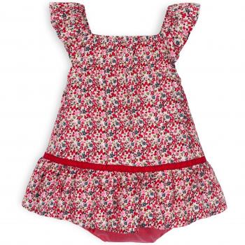 TroiZenfantS - Vestido con estampado floral para niña, talla 6 meses