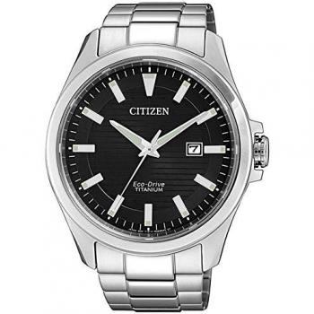 Reloj para hombre Citizen Super Titanium Eco-Drive BM7470-84E, 43mm, resistente al agua 10ATM