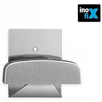 Inofix 66595 Colgador Adhesivo Cromo Mate, Multicolor