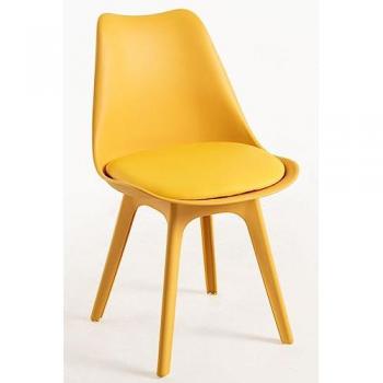 Silla Synk Suprym - Silla Escandinava de Jardín Amarillo