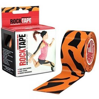 Rocktape Kinesiology - Cinta de soporte de rollo de 2 pulgadas,Tigre, negro