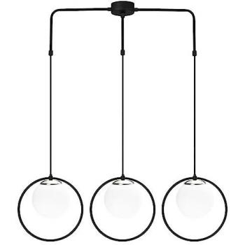 Lámpara de Techo Colgante Cristal Record Modelo 10 - Iluminación LED de 3 Luces
